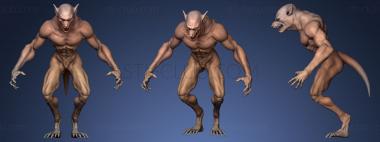 3D model Lycanthrope (STL)